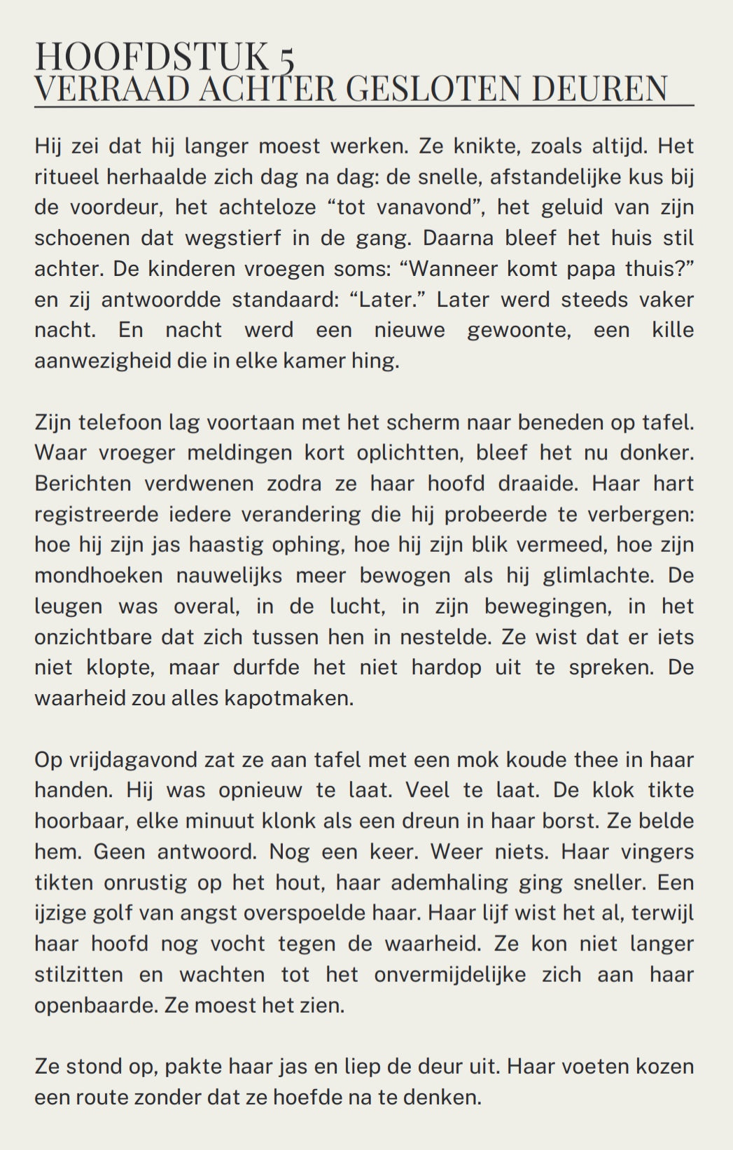 Achter Gesloten Deuren